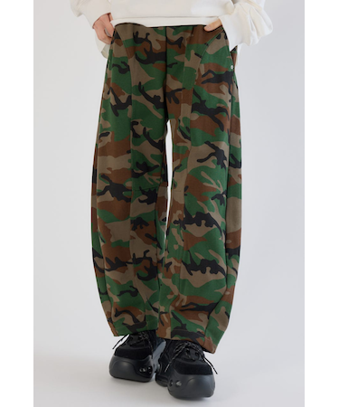 【UNISEX】SHARE PATTERNバレルスウェットパンツ