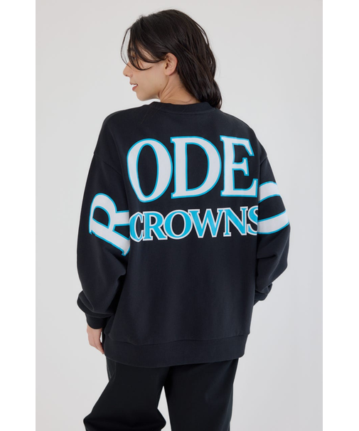 カラーアウトラインロゴスウェット