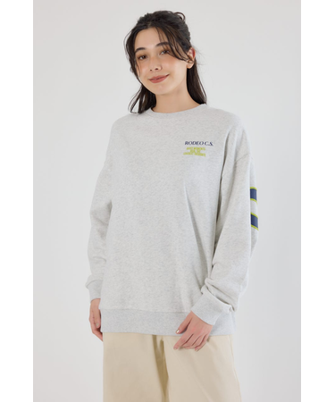 カラーアウトラインロゴスウェット