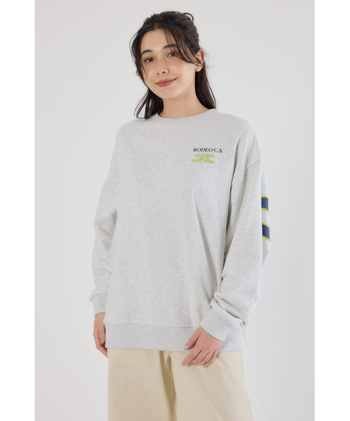 カラーアウトラインロゴスウェット