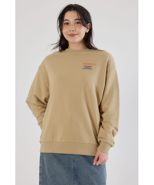 カラーアウトラインロゴスウェット