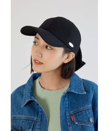 デニムリボンキャップ