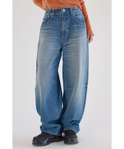 ワイド ルーズデニム