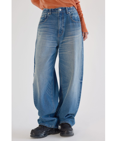 ワイド ルーズデニム