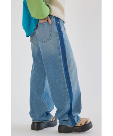 ワイド ルーズデニム