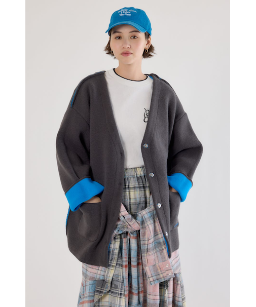 ダブルフェイスニットジャケット