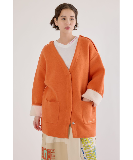 ダブルフェイスニットジャケット