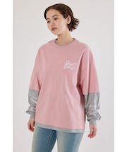 【UNISEX】ハートフェイクレイヤードトップス