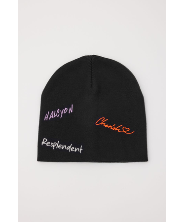 embroidery ビーニー
