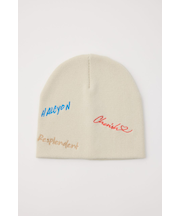 embroidery ビーニー