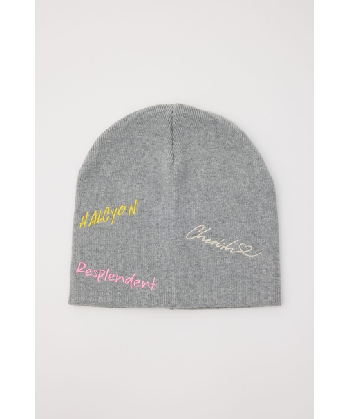 embroidery ビーニー