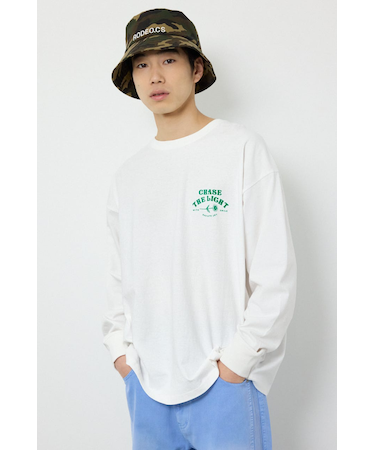 サークルフラワー長袖Tシャツ