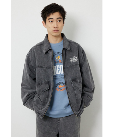 エンボスロゴデニムジャケット