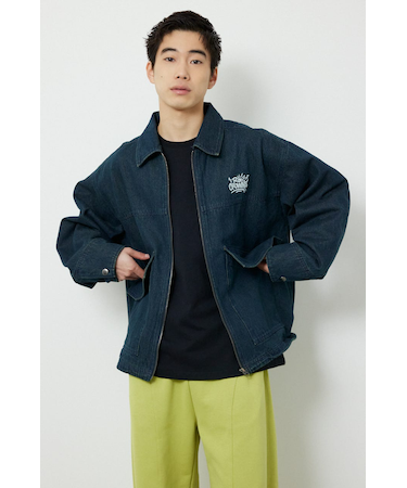 エンボスロゴデニムジャケット