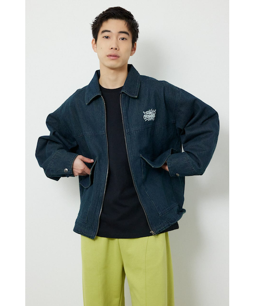 エンボスロゴデニムジャケット