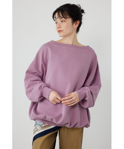 オフショルダースウェットトップス