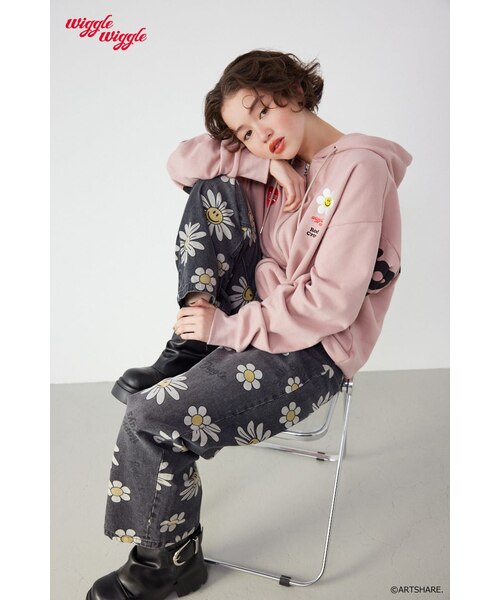 UNISEX】(wiggle wiggle)パターンDENIMパンツ｜ロデオクラウンズ