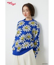 【UNISEX】(wiggle wiggle)パターンニットトップス