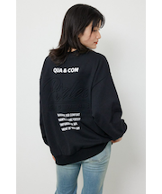 エンボススターロゴスウェットトップス