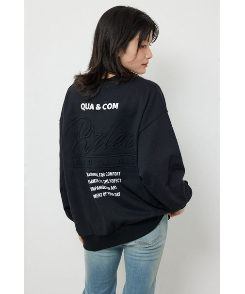 エンボススターロゴスウェットトップス