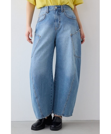 ビッグポケットバルーンデニム