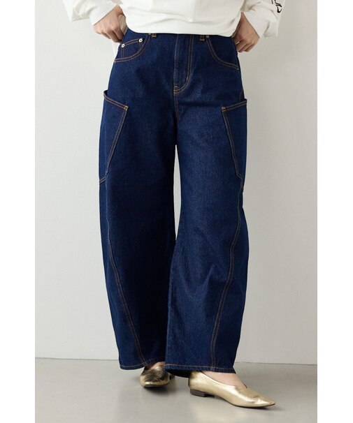 ビッグポケットバルーンデニム