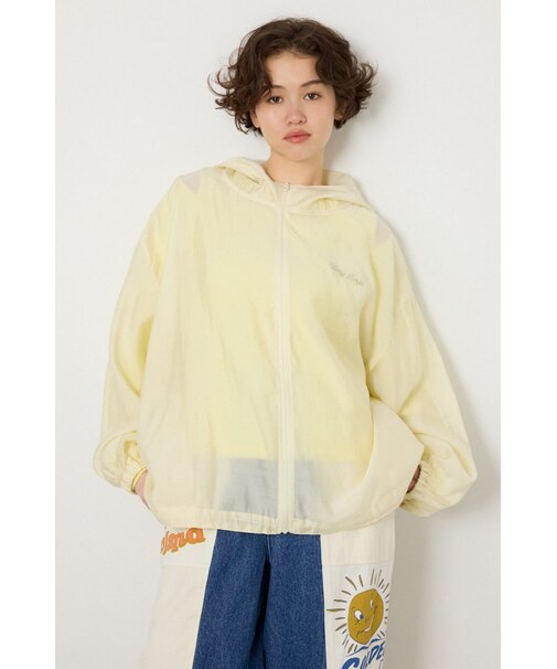 シアーフーディーブルゾン