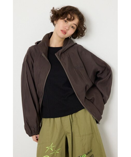 シアーフーディーブルゾン