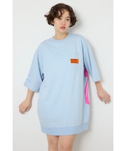 ペイントロゴハーフスリーブワンピース