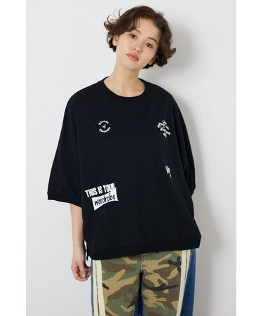 発泡マルチロゴビッグトップス