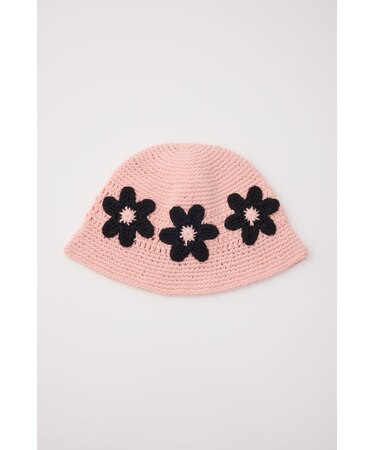 フラワーニットハット