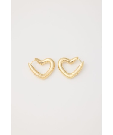 ハートフープピアス