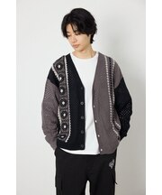 ランダムクロシェカーディガン