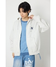 ボンディングワッフルZIPパーカー