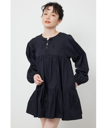 レースアップ2WAYチュニックワンピース