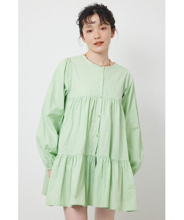 レースアップ2WAYチュニックワンピース