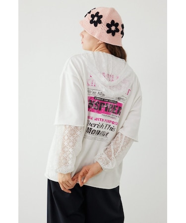 ミニ裏毛ハーフスリーブトップス