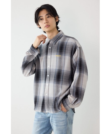 スカシオンブレーチェックシャツ