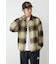 スカシオンブレーチェックシャツ