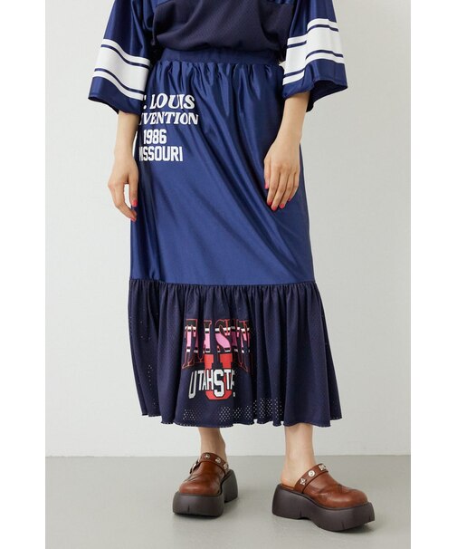 <WEB先行アイテム>リメイク GAMEティアードスカート