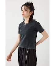 ＜WEB先行アイテム＞ピグメント2wayリブTシャツ