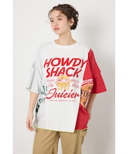 カスタムオープンショルダーTシャツ