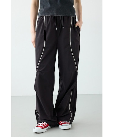 【UNISEX】W/Rパイピングパラシュートパンツ