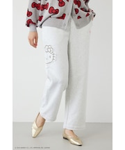 (HELLO KITTY) アップリケスウェットパンツ