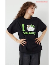 (HELLO KITTY) Face Tシャツ