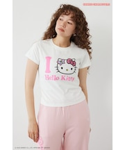 (HELLO KITTY) Face Tシャツ