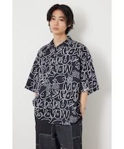 ドローイングホエールシャツ