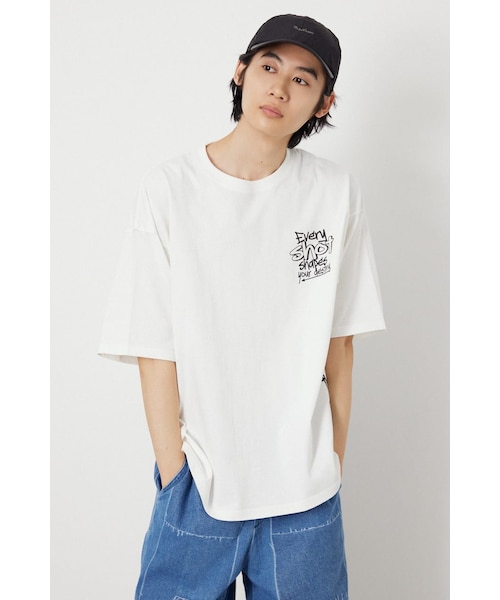 ロデオクラウンズ半袖ワッペンジーンズ生地 RODEO CROWNS WIDE BOWL（ロデオクラウンズワイドボウル） tシャツ