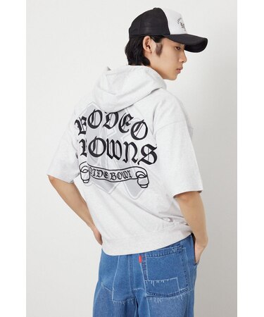 Blackletter 半袖ZIPパーカー