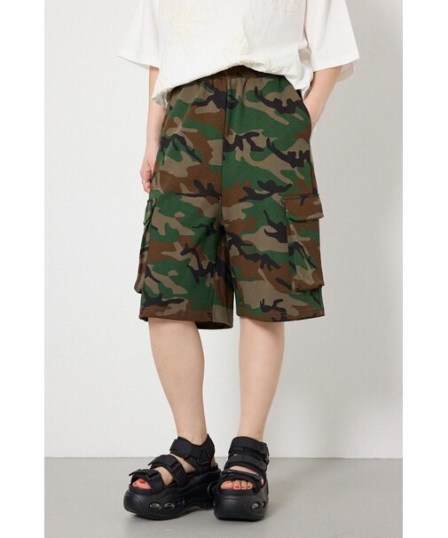 【UNISEX】SHARE DRY PTTERN スウェットカーゴショートパンツ